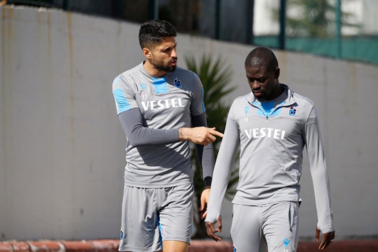 Trabzonspor, Gaziantep FK ma&ccedil;ı hazırlıklarını s&uuml;rd&uuml;rd&uuml;