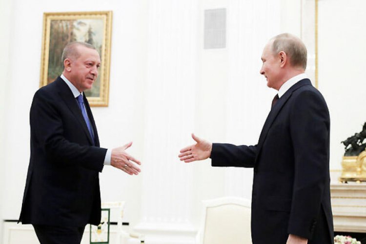 Erdoğan ve Putin başkanlığında yapılan heyetler arası g&ouml;r&uuml;şme sona erdi