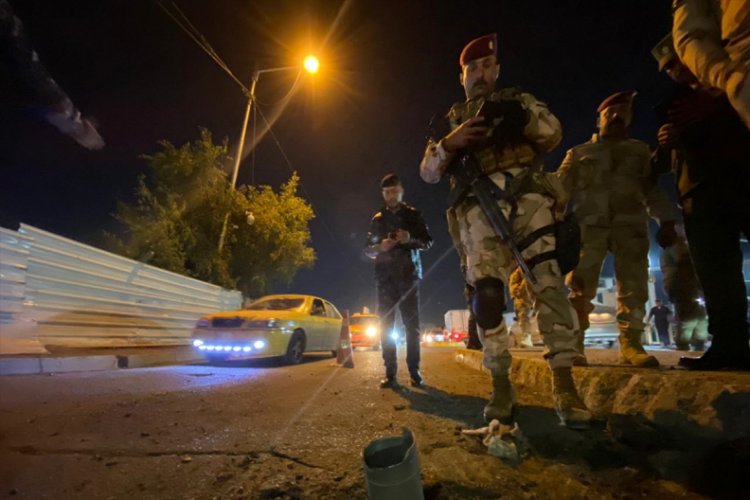 Bağdat'ta polis karargahına f&uuml;ze saldırısı