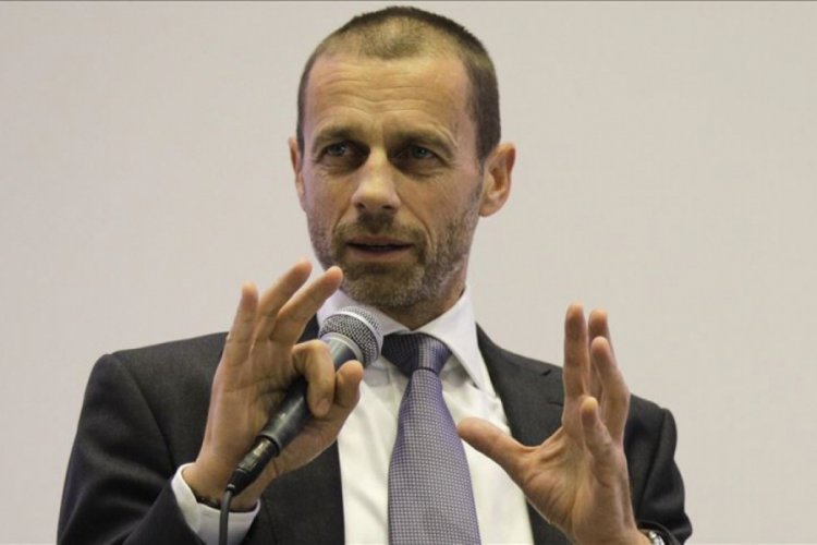 UEFA Başkanı Ceferin'den EURO 2020'ye ilişkin koronavir&uuml;s a&ccedil;ıklaması