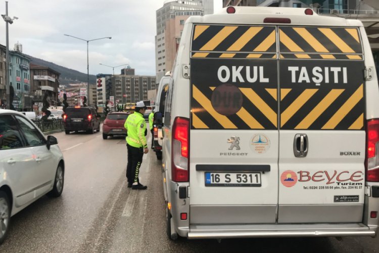 Bursa'da okul servislerine sıkı denetim yapılıyor!