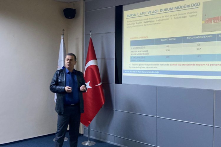 AFAD'dan Bursa'da basın mensuplarına eğitim!