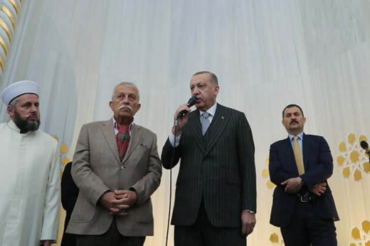 Cumhurbaşkanı Erdoğan, cuma namazı sonrası cemaate seslendi