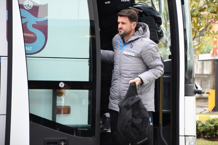 Trabzonspor kafilesi Gaziantep'e gitti