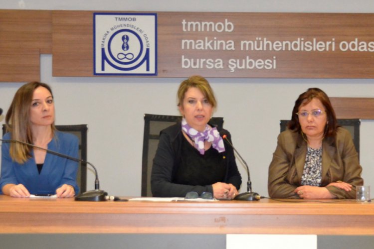 TMMOB Bursa İl Koordinasyon Kurulu "Cumhuriyet Kadınları" Resim Sergisi Açıldı
