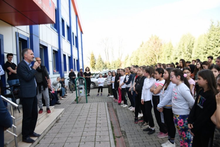 Bursa İneg&ouml;l Belediye Başkanı Taban Halk Dansları Topluluğunu ziyaret etti