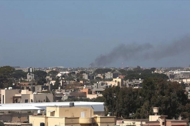 Libya'da UMH, Hafter g&uuml;&ccedil;lerine ait m&uuml;himmat deposunu imha etti