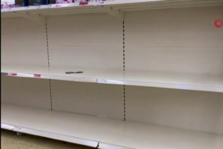 Korona paniği temizlik raflarını boşalttırdı