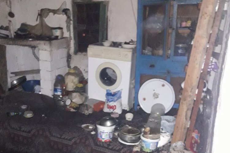 T&uuml;pten sızan gaz ev yangınına neden oldu