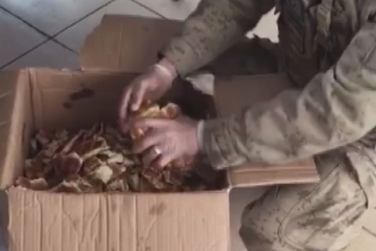 Ekmek arasında uyuşturucu bulundu