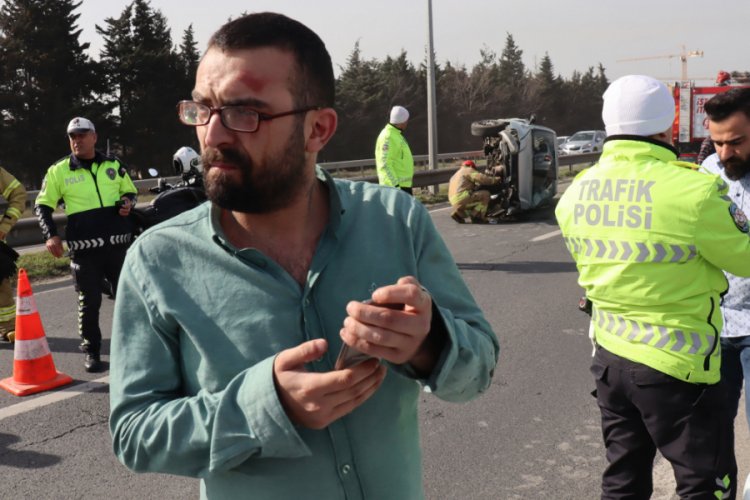 Kaza yapıp ters şeride u&ccedil;tu: "Yarış pisti yapılsın"