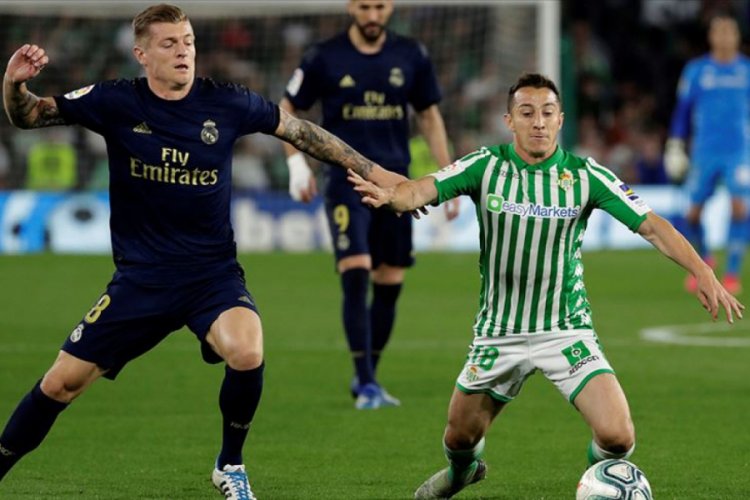 Real Madrid Betis deplasmanında liderliği kaybetti
