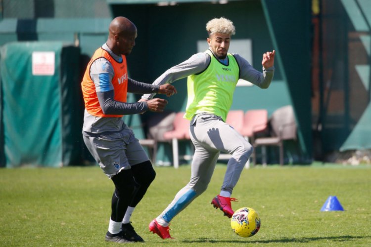 Trabzonspor, Yeni Malatyaspor ma&ccedil;ı hazırlıklarını s&uuml;rd&uuml;rd&uuml;