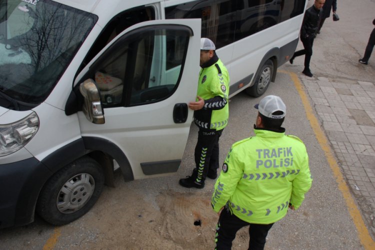 Servis şof&ouml;r&uuml;, ikinci kez alkoll&uuml; yakalandı