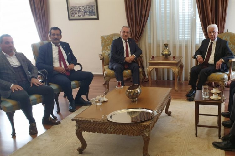 Aksakal, KKTC'de ziyaretlerde bulundu