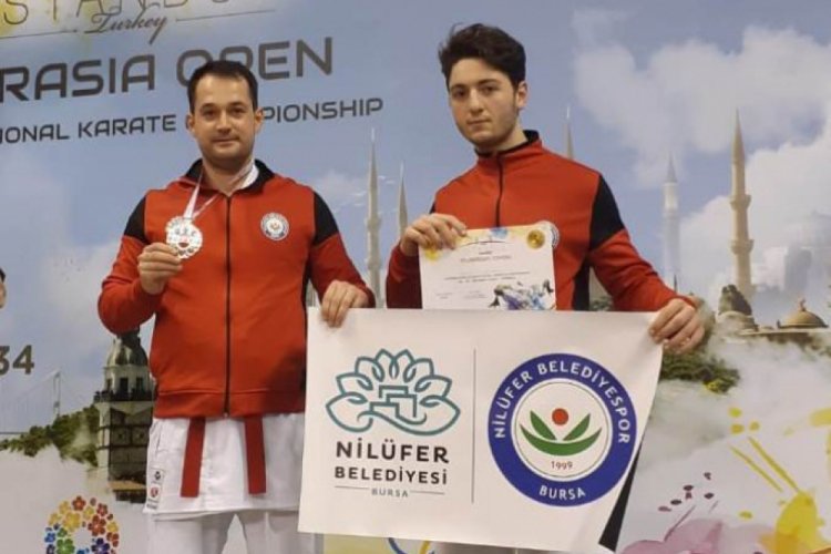Uluslararası Eurasia Open Karate Turnuvası'ndan Bursa'ya madalya
