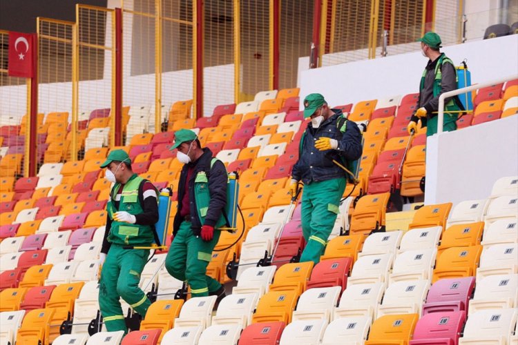Yeni Malatya Stadyumu dezenfekte edildi