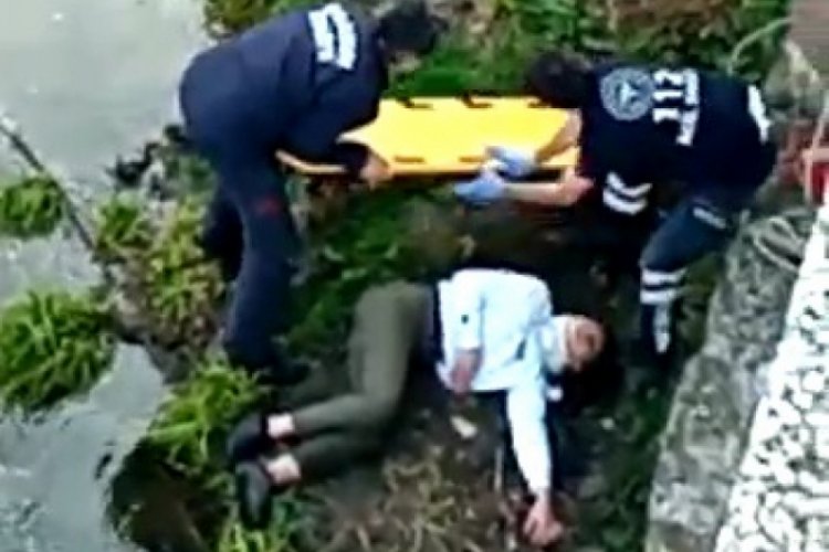K&ouml;pr&uuml;den atlayan liseli kız, ağır yaralandı