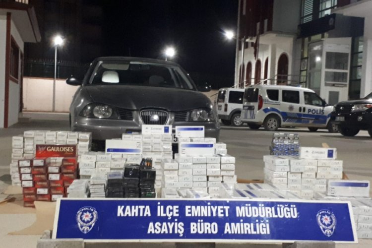 Sigara ka&ccedil;ak&ccedil;ılığından 2 kişi yakalandı