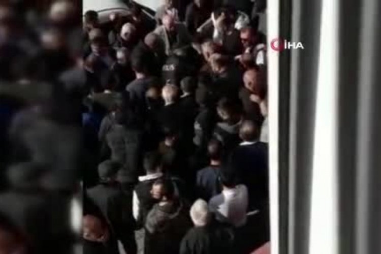 Taciz iddiasına meydana dayağı