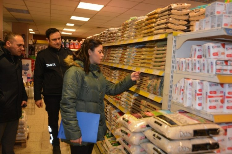 Marketlerde fiyat denetimi yapıldı