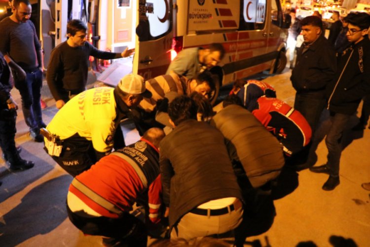 Kazadan sonra kadın s&uuml;r&uuml;c&uuml; şoka girdi