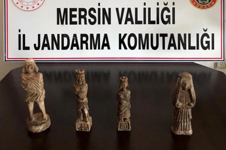 Roma d&ouml;nemi eserleri satmak isterken yakalandı