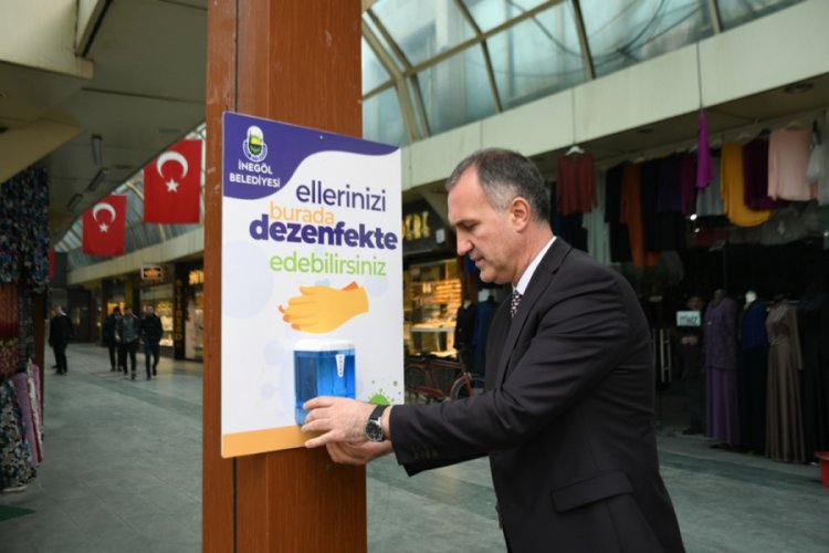 Bursa İneg&ouml;l Belediye Başkanı Taban: Her an temiz tutmalarını sağlamak istedik