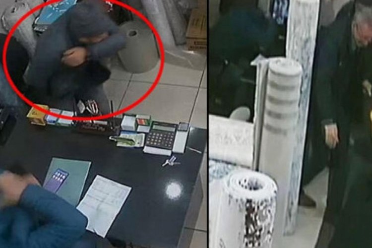M&uuml;şteri hapşırınca mağaza birbirine girdi