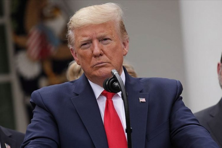 Trump 'Korona'nın &uuml;zerini &ccedil;izip '&Ccedil;inli' yazdı