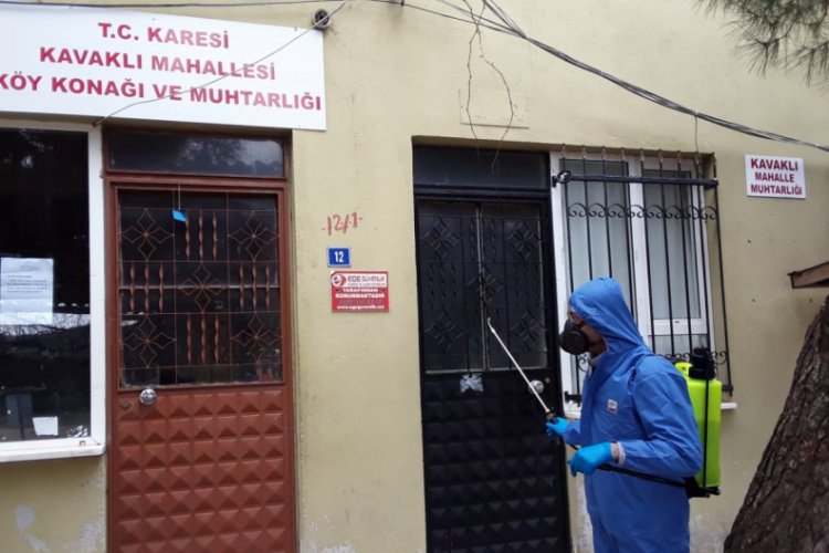 Vir&uuml;sle m&uuml;cadelede 70 ton dezenfektan kullanıldı