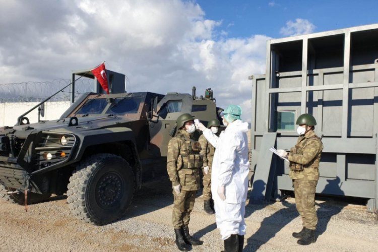 Sınır birliklerinde vir&uuml;se karşı tedbirler alındı