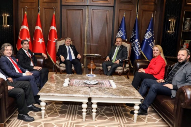 BBP Bursa'dan Başkan Aktaş'a ziyaret