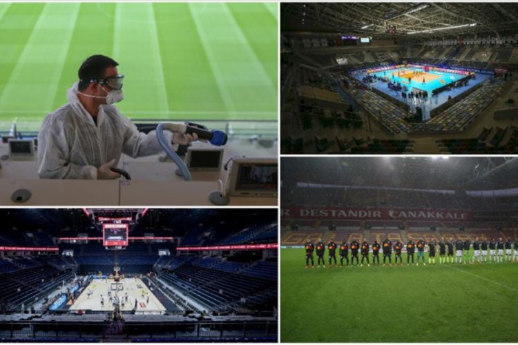Spor camiası koronavir&uuml;sle m&uuml;cadele i&ccedil;in birlik oldu