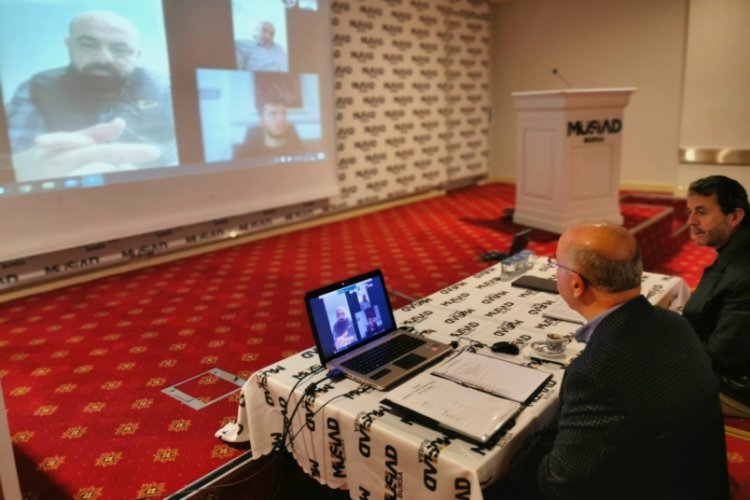 M&Uuml;SİAD Bursa Şubesi'nden online toplantı