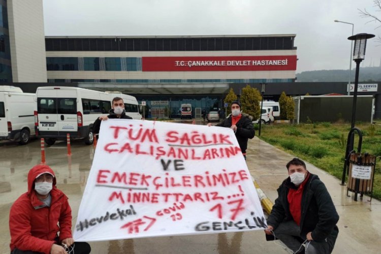 17 Gen&ccedil;lik'ten sağlık &ccedil;alışanlarına destek