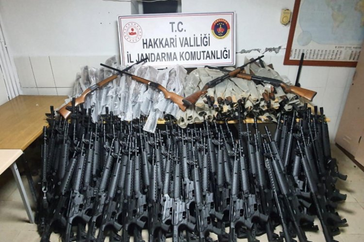 Hakkari'de 226 adet av t&uuml;feği ele ge&ccedil;irildi