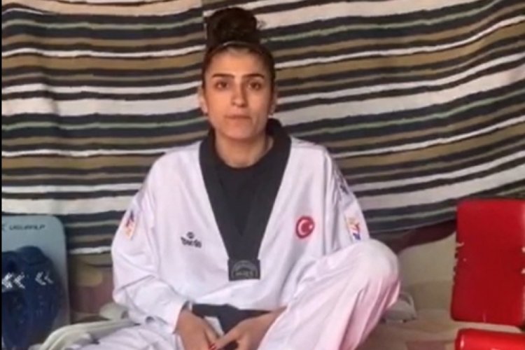 Milli tekvandocu İlg&uuml;n: Evden &ccedil;ıkmamaya &ouml;zen g&ouml;sterelim