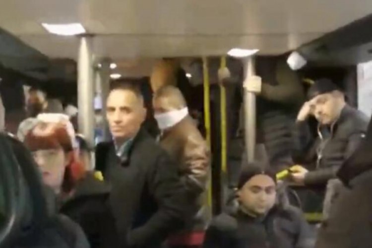 Toplu taşımada tepki &ccedil;eken yoğunluk