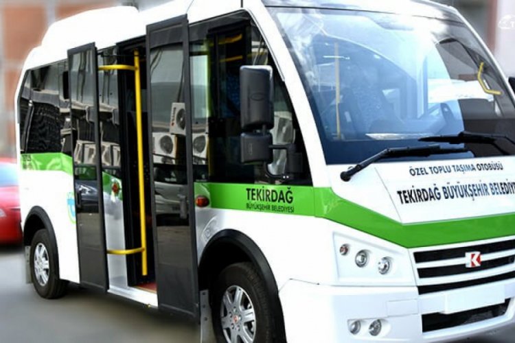 Şehir içi toplu taşıma faaliyetleri Tekirdağ'da durduruldu