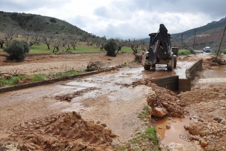 Nizip ve Karkamış'ta tarım arazilerinde sel zararı