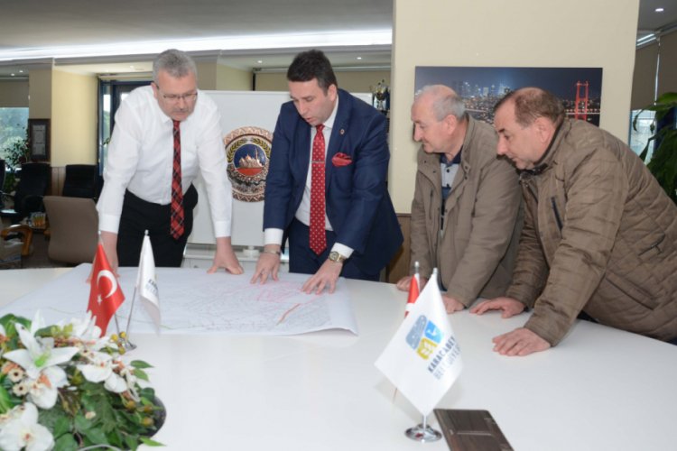 Bursa Karacabey'de alt yapı ve su hattı &ccedil;alışmaları tam gaz
