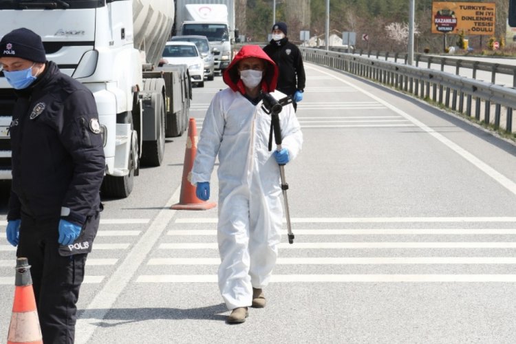 &Ccedil;orum giriş ve &ccedil;ıkışlarında 'koronavir&uuml;s' denetimi
