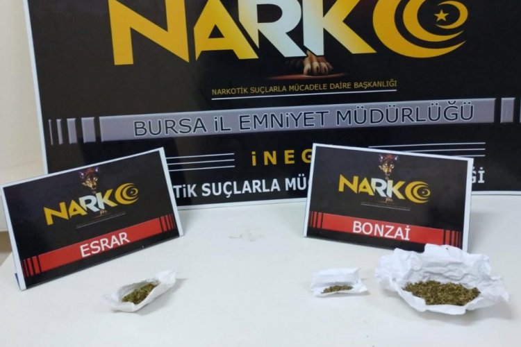 Bursa İneg&ouml;l'de uyuşturucu satıcıları yakalandı