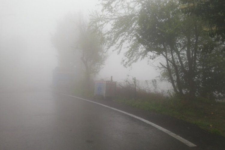 Zonguldak'ta sis etkisini s&uuml;rd&uuml;r&uuml;yor