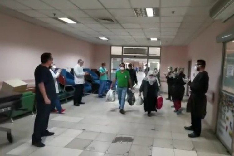 20 hasta, alkışlarla taburcu edildi
