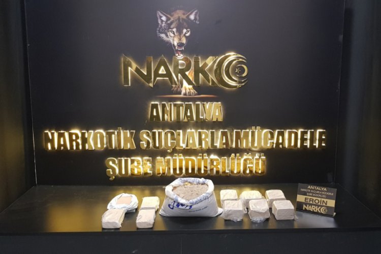 10,5 kilo eroin ele ge&ccedil;irildi