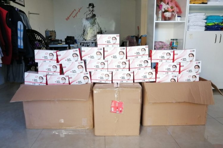 12 bin 150 adet sahte maske ele ge&ccedil;irildi
