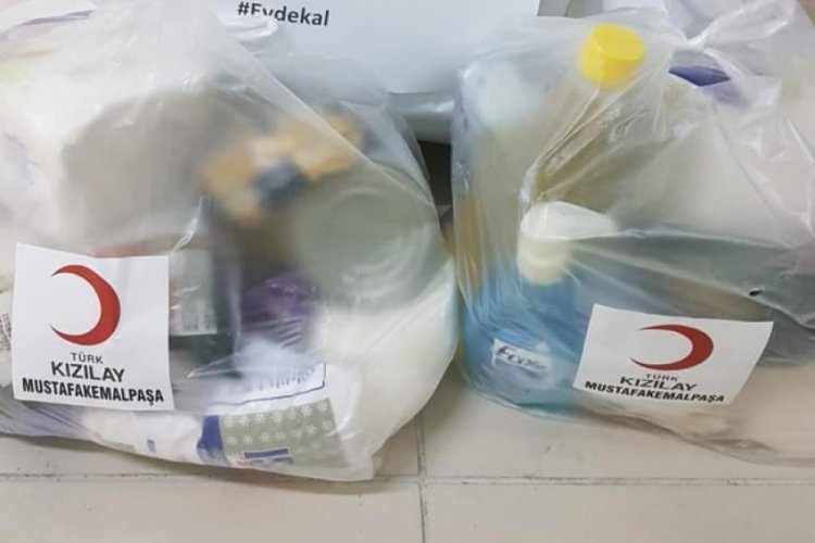 Kızılay'dan Bursa'da vatandaşa destek