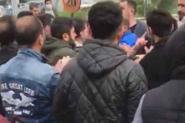 Tekstil fabrikasında 'Corona Vir&uuml;s' gerginliği